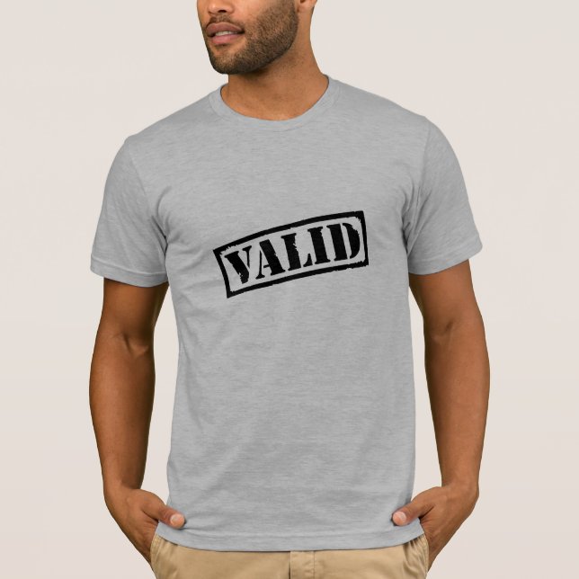 T-shirt válido no selo preto (Frente)