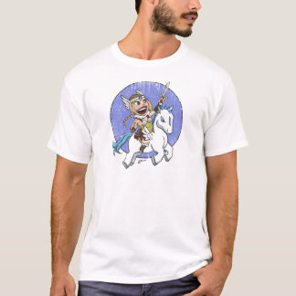 T-shirt valkyrie do chibi afligido