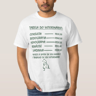 T-shirt Valorize o Veterinário