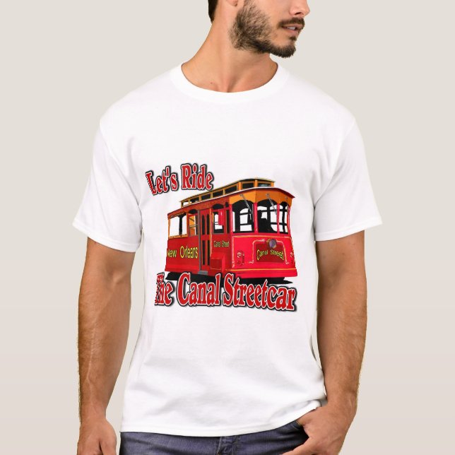 T-shirt Vamos A Caminho Do Canal Streetcar (Frente)