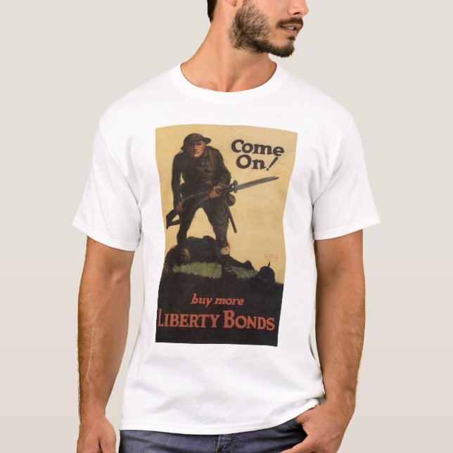 T-shirt Vamos! - Comprar Mais Obrigações de Liberdade (Frente)