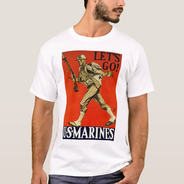T-shirt Vamos! ~ US Marines (Frente)