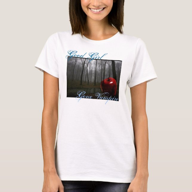 T-shirt Vampiro ido boa menina (Frente)