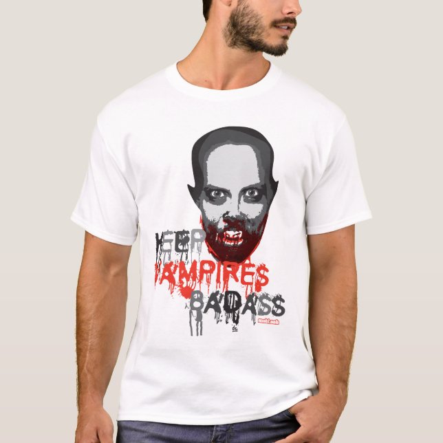 T-shirt Vampiros de Badass (Frente)