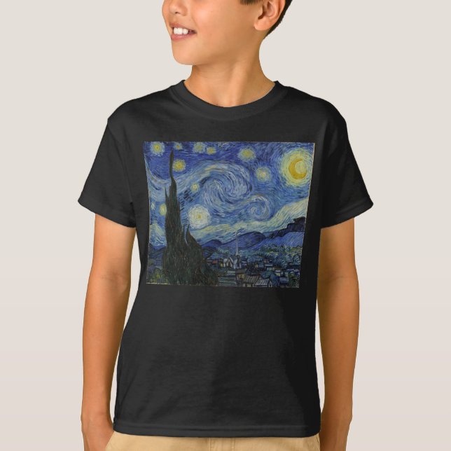 T-shirt Van Gogh Starry Night (Frente)