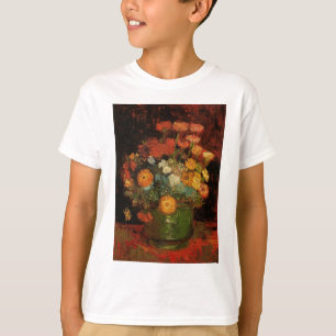 T-shirt Van Gogh Vintage Pintage Flores de Vases Flores
