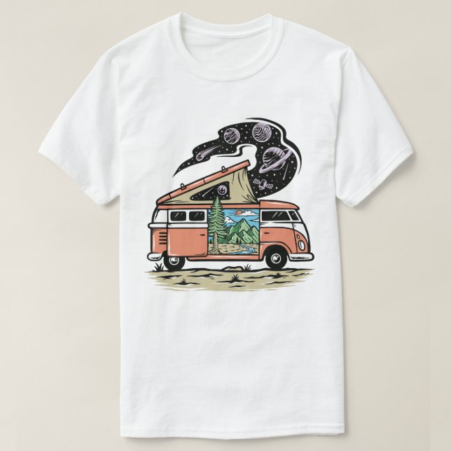 T-Shirt Van Retro (Frente do Design)