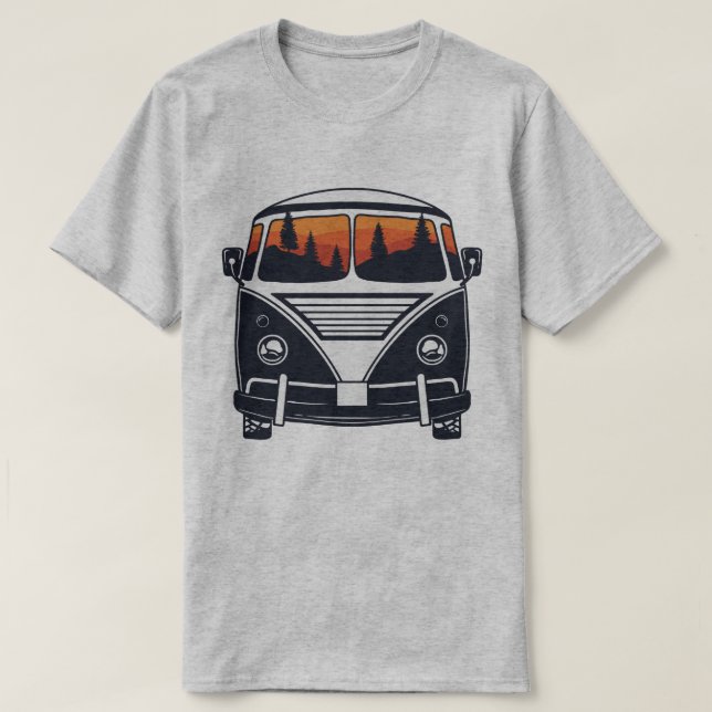 T-Shirt Van Retro (Frente do Design)