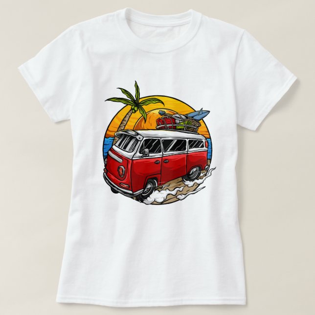 T-Shirt Van Retro (Frente do Design)