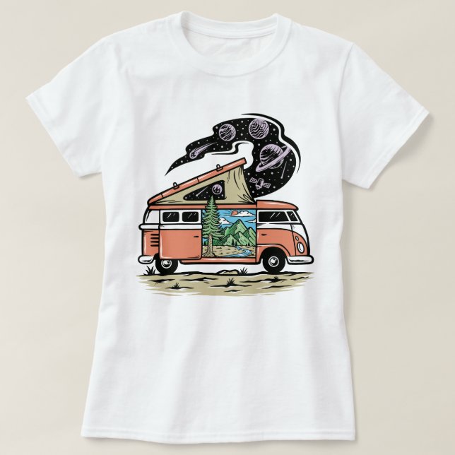 T-Shirt Van Retro (Frente do Design)