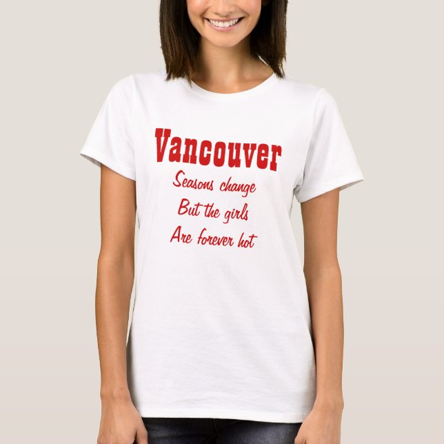 T-shirt Vancouver Canadá (Frente)