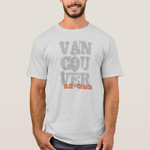 T-shirt Vancôver B.C. Canadá