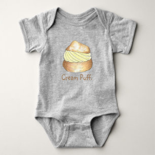 T-shirt Vanilla Cream Puff Puff Creampuff Folha