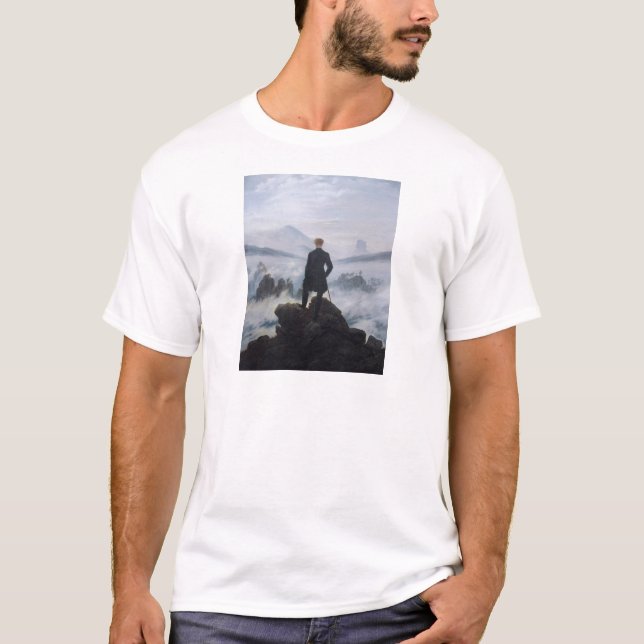 T-shirt Vantagem sobre o Mar de Névoa (Frente)