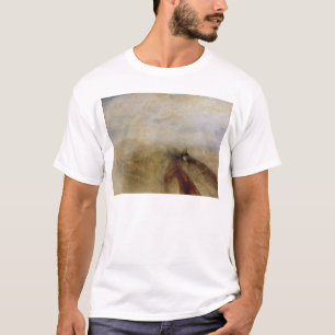 T-shirt Vapor da chuva de Joseph Mallord William Turner