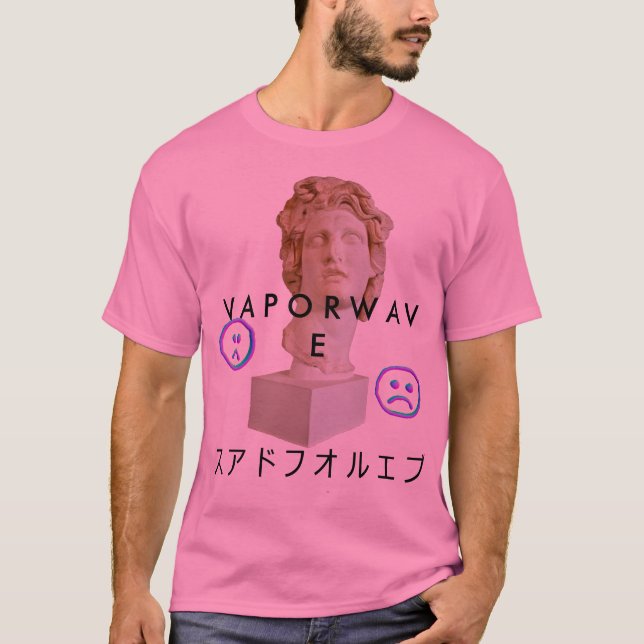 T-shirt Vaporwave - Geek Show (Frente)