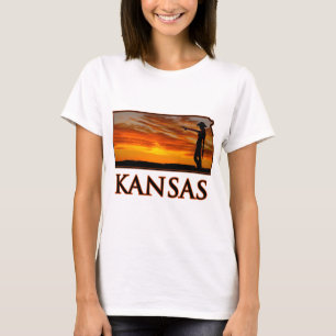 T-shirt Vaqueira de Kansas