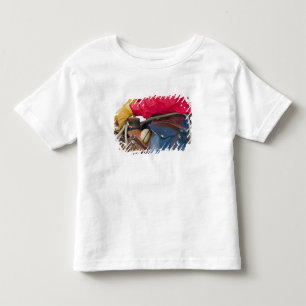 T-shirt Vaqueiro a Cavalo vestindo Chapas de Couro
