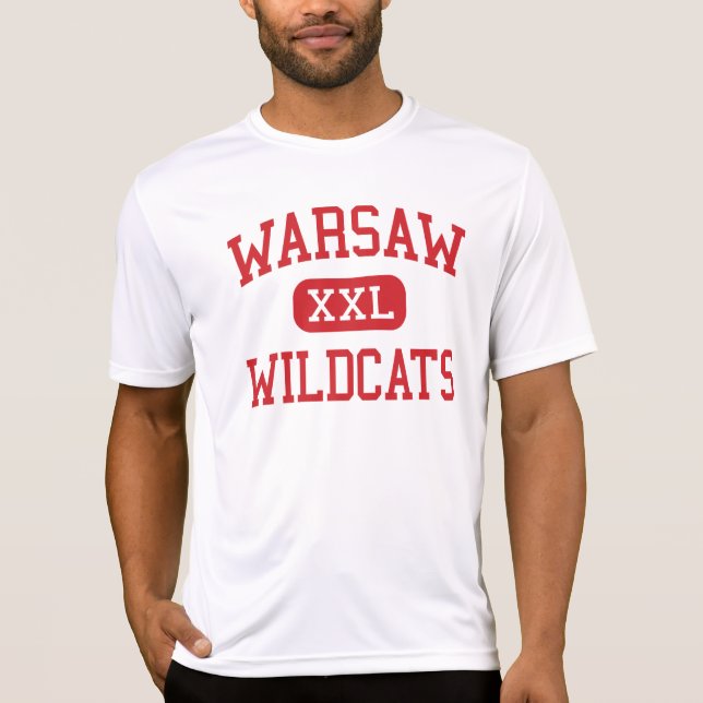T-shirt Varsóvia - Wildcats - segundo grau - Varsóvia (Frente)