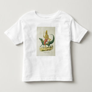 T-shirt Varuna, deus dos oceanos, gravado por Charles Eti