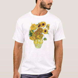T-shirt Vaso com os doze girassóis por Vincent van Gogh