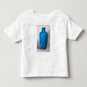 T-shirt Vaso sob a forma de uma garrafa necked reta