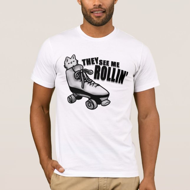 T-shirt vêem-me rollin (Frente)