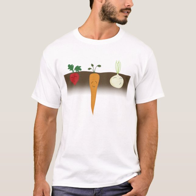 T-shirt Veg feliz (Frente)
