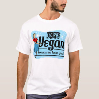 T-shirt Vegan do café