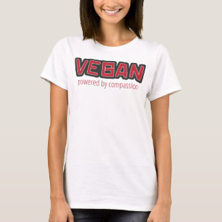 T-shirt Vegan Powered by Compaixão
