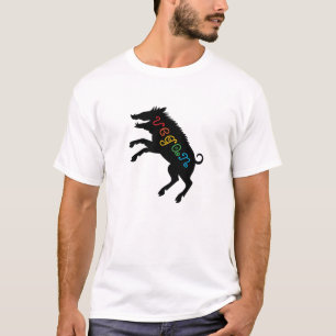 T-shirt Vegan que pula o varrão