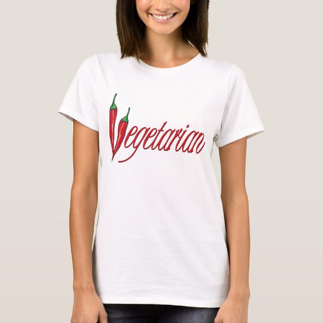 T-shirt Vegetariano Espicoso (Frente)