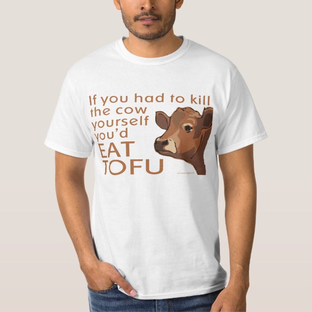T-shirt Vegetariano, Vegan (Frente)