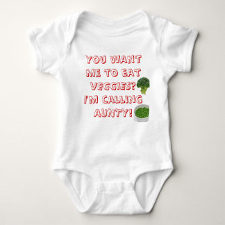 T-shirt VEGETARIANOS em um onsie