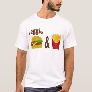 T-shirt Veggie Burger e Fries