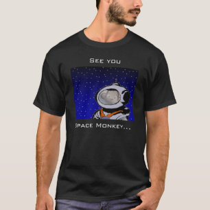 T-shirt Veja-o, macaco do espaço…