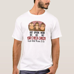 T-shirt Veja que para falar ouça o não cancer principal 