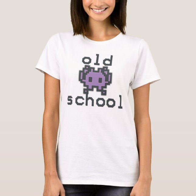 T-shirt Velha escola (Frente)