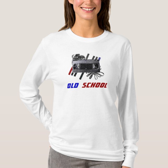 T-shirt Velha escola (Frente)