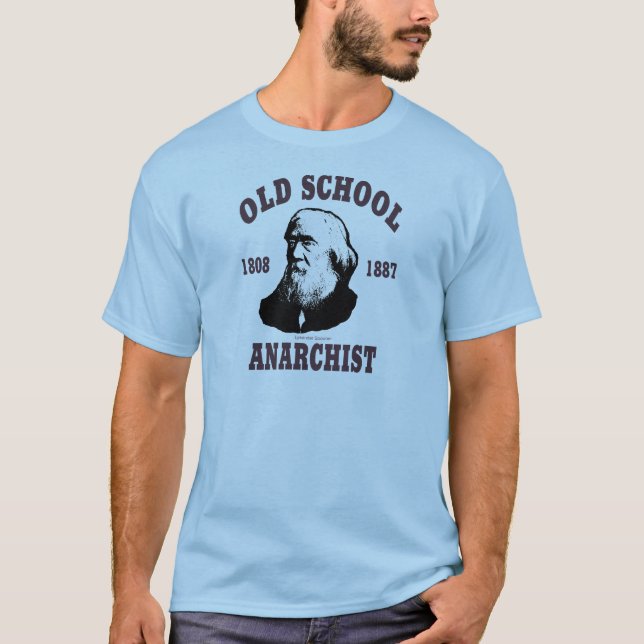 T-shirt Velha escola -- Lysander Spooner (Frente)