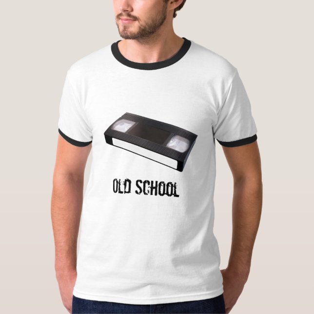 T-shirt Velha escola T (Frente)