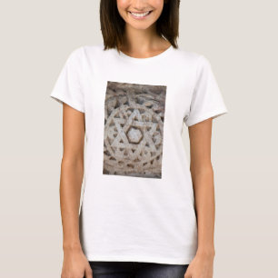 T-shirt Velha estrela de David esculpindo Israel