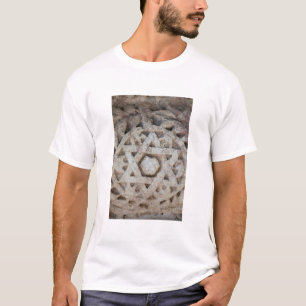 T-shirt Velha estrela de David esculpindo Israel