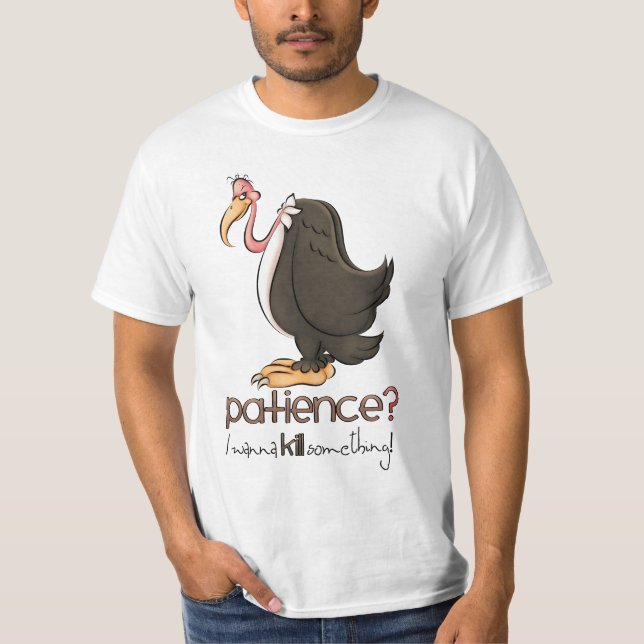 T-shirt velho do Buzzard (Frente)