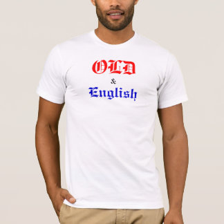 T-shirt Velho e inglês