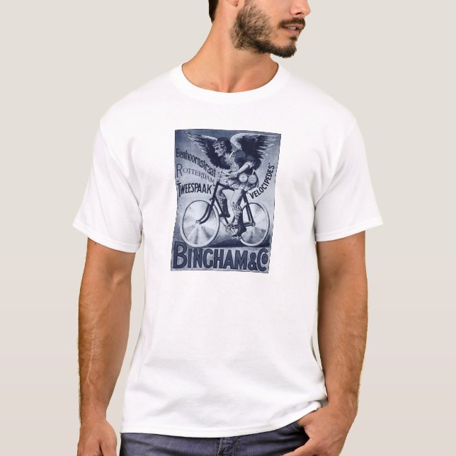 T-shirt Velocipedes de Bingham & de Co. (Frente)