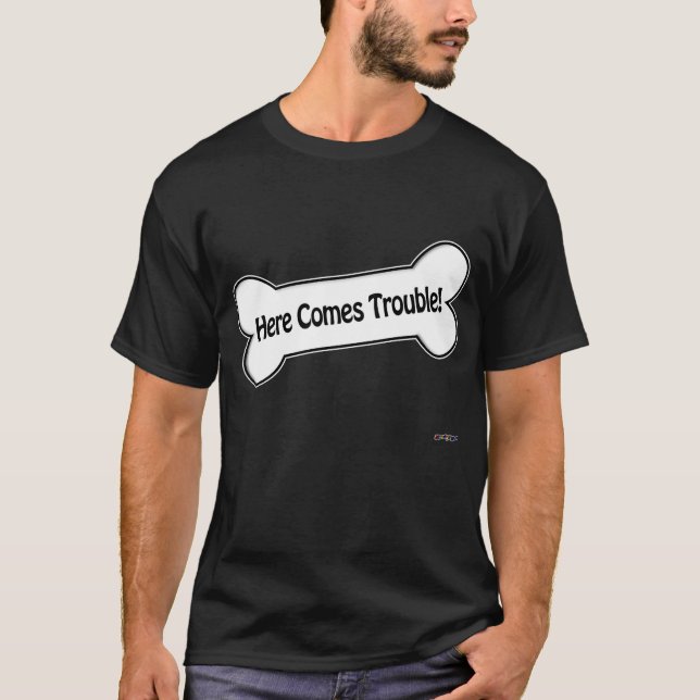 T-shirt Vem aqui o problema! (Frente)