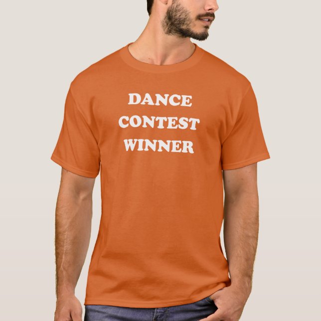 T-shirt Vencedor da competição da dança (Frente)