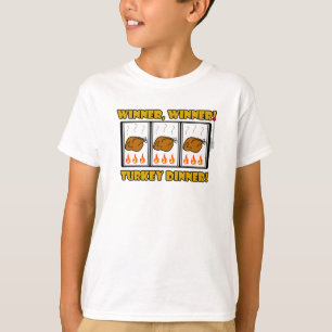 T-shirt Vencedor, vencedor! Comensal de Turquia!