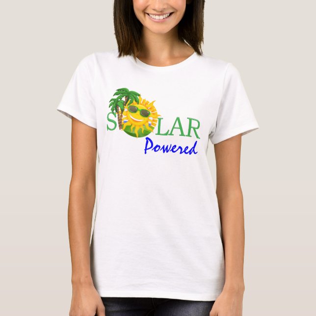 T-shirt VENDA! Energia solar - SRF (Frente)